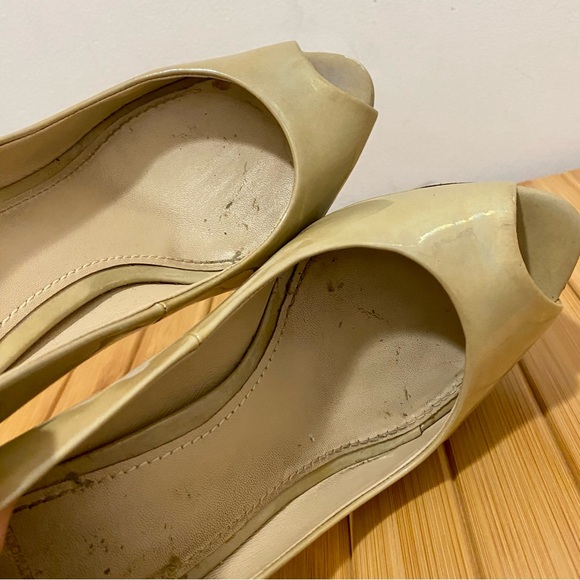 LAST CHANCE | Brian Atwood Platform Peep Toe Stilettos - Picture 13 of 17